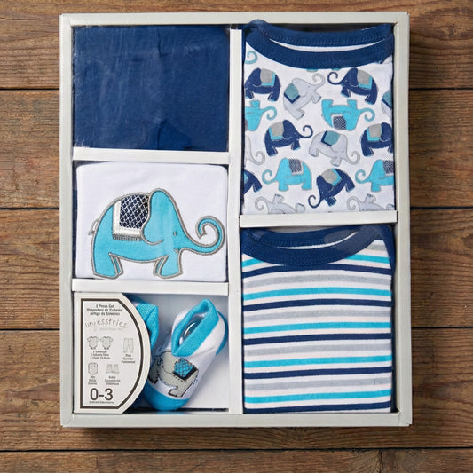 Newborn Baby 5 Piece Gift Set
